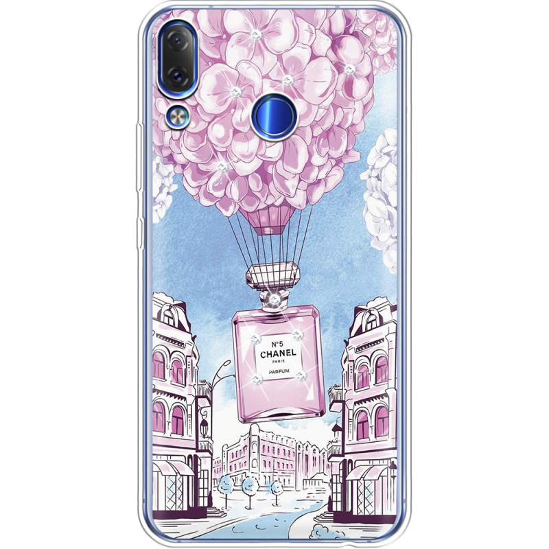 Чехол со стразами Lenovo Z5 Perfume bottle