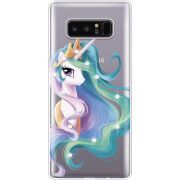 Чехол со стразами Samsung N950F Galaxy Note 8 Unicorn Queen