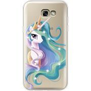 Чехол со стразами Samsung A720 Galaxy A7 2017 Unicorn Queen