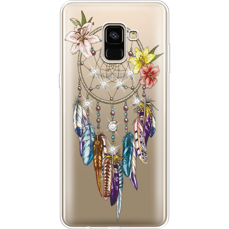 Чехол со стразами Samsung A730 Galaxy A8 Plus (2018) Dreamcatcher