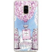 Чехол со стразами Samsung A730 Galaxy A8 Plus (2018) Perfume bottle