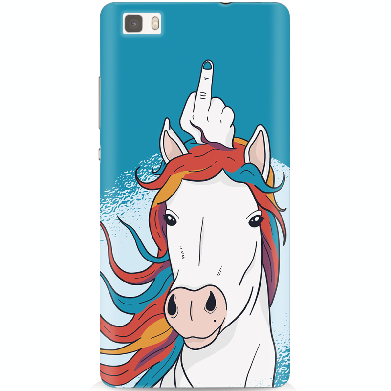 Чехол Uprint Huawei Ascend P8 Lite Fuck Unicorn