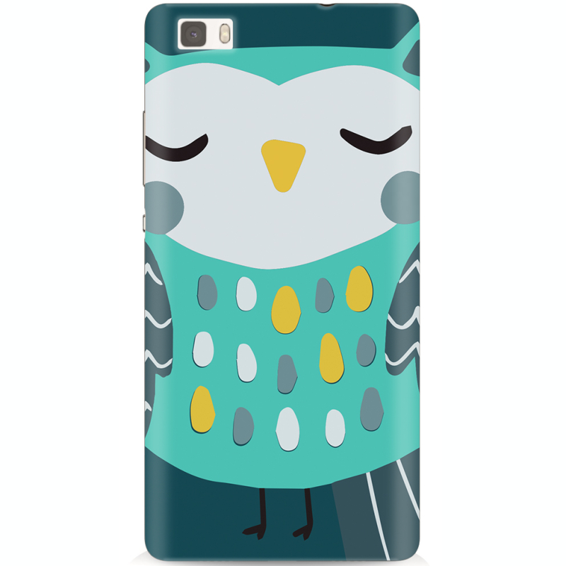 Чехол Uprint Huawei Ascend P8 Lite Green Owl