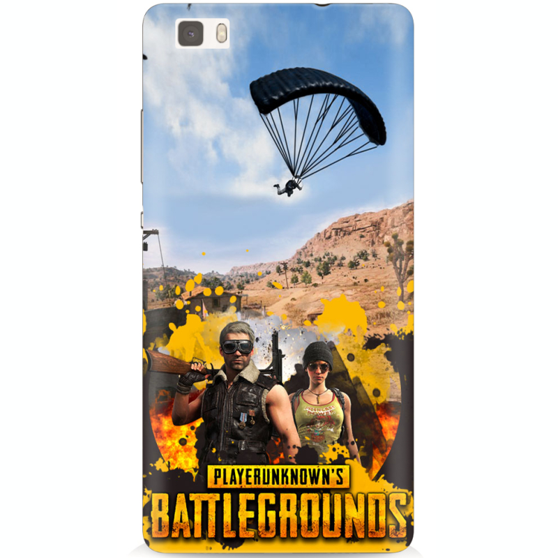 Чехол Uprint Huawei Ascend P8 Lite Pubg parachute