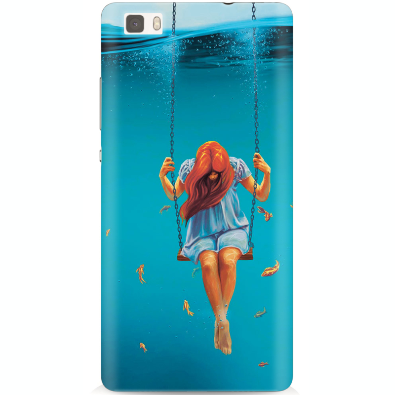 Чехол Uprint Huawei Ascend P8 Lite Girl In The Sea