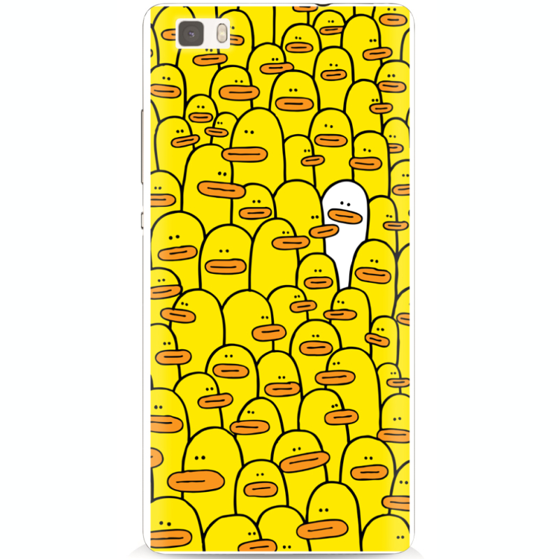 Чехол Uprint Huawei Ascend P8 Lite Yellow Ducklings