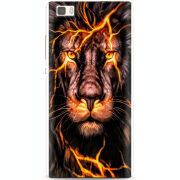 Чехол Uprint Huawei Ascend P8 Lite Fire Lion