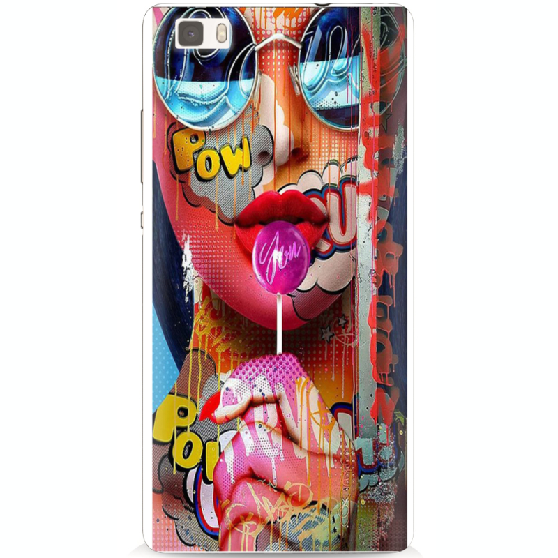 Чехол Uprint Huawei Ascend P8 Lite Colorful Girl