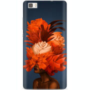 Чехол Uprint Huawei Ascend P8 Lite Exquisite Orange Flowers