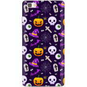 Чехол Uprint Huawei Ascend P8 Lite Halloween Purple Mood