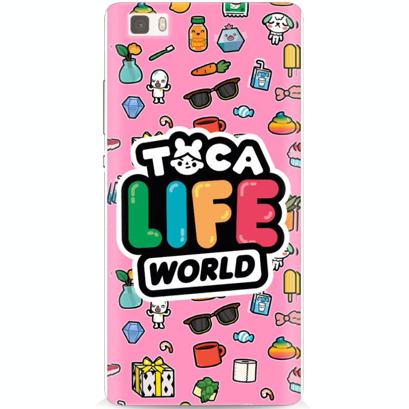 Чехол Uprint Huawei Ascend P8 Lite Toca Boca Life World