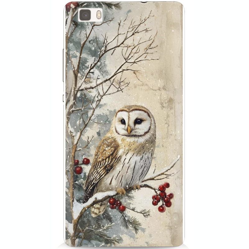 Чехол Uprint Huawei Ascend P8 Lite Christmas Owl