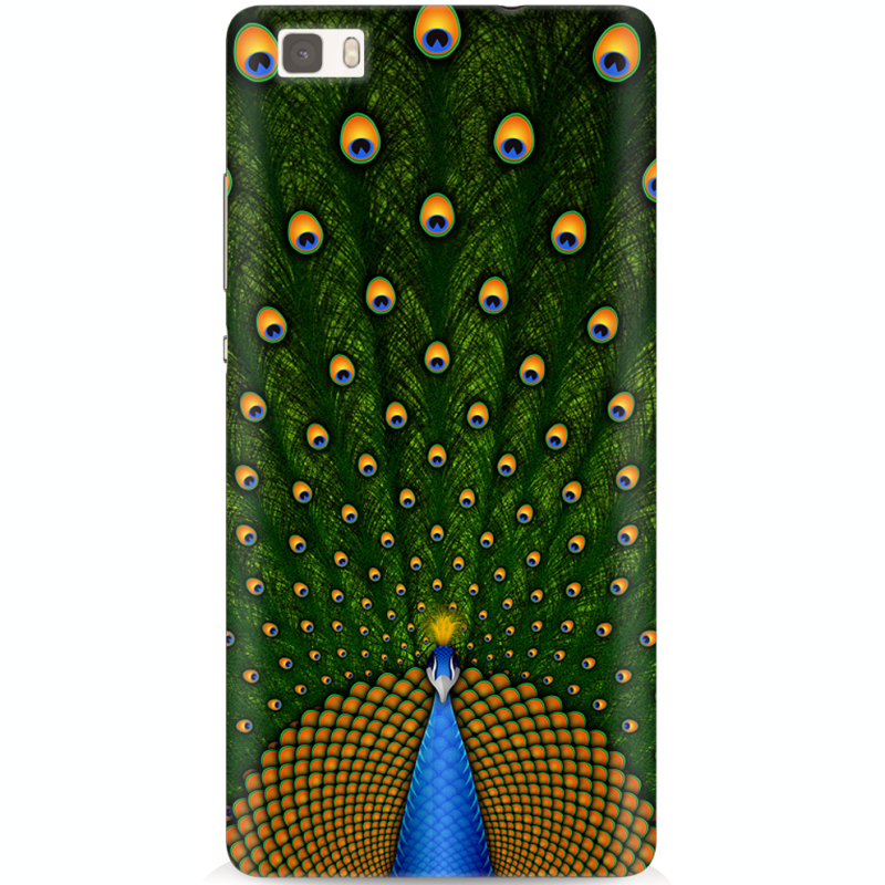 Чехол Uprint Huawei Ascend P8 Lite Peacocks Tail