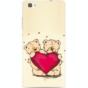 Чехол Uprint Huawei Ascend P8 Lite Teddy Bear Love