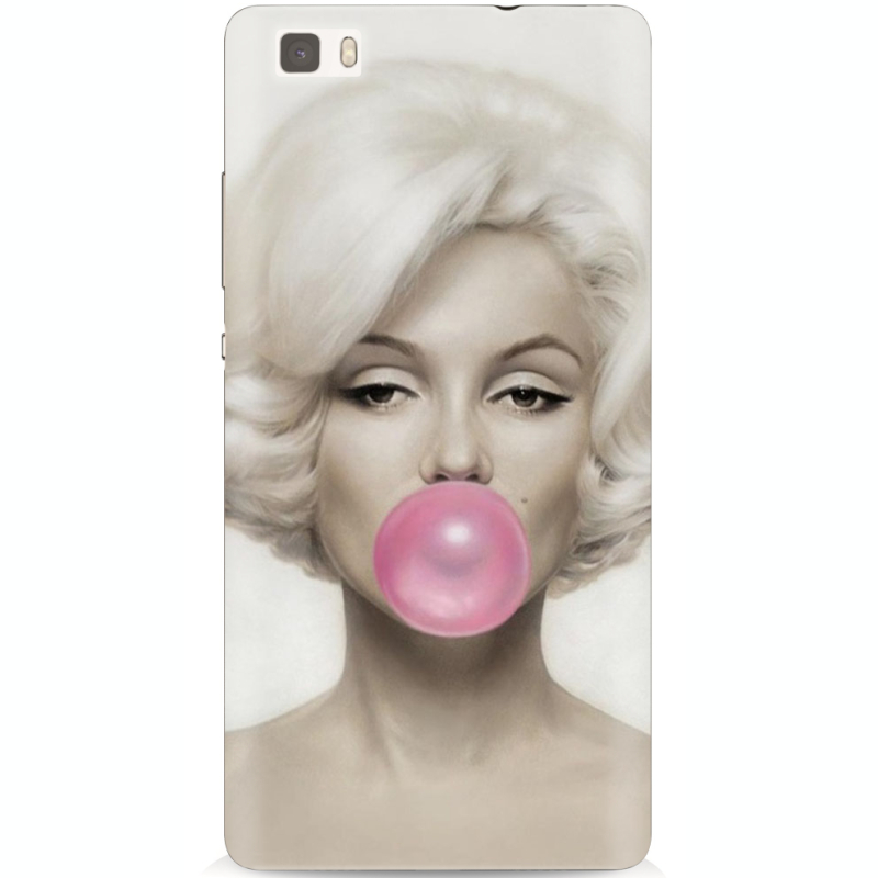 Чехол Uprint Huawei Ascend P8 Lite Marilyn Monroe Bubble Gum