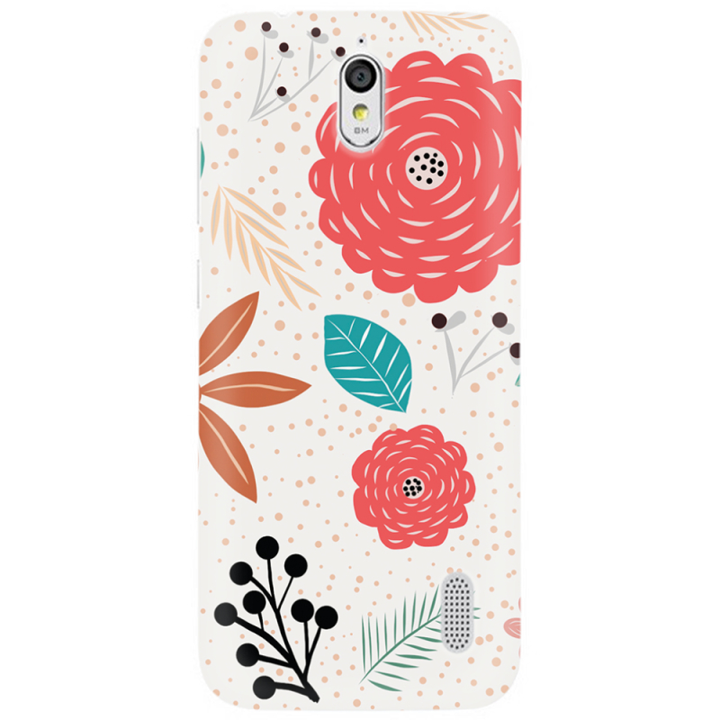 Чехол Uprint Huawei Ascend Y625 Line Flowers