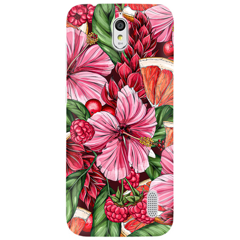 Чехол Uprint Huawei Ascend Y625 Tropical Flowers