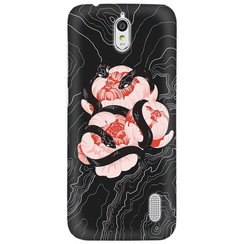 Чехол Uprint Huawei Ascend Y625 Snake Rose