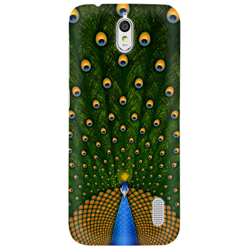 Чехол Uprint Huawei Ascend Y625 Peacocks Tail