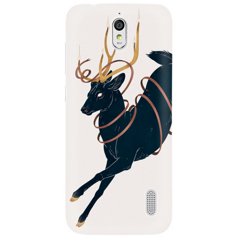 Чехол Uprint Huawei Ascend Y625 Black Deer