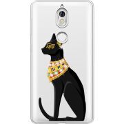 Чехол со стразами Nokia 7 Egipet Cat
