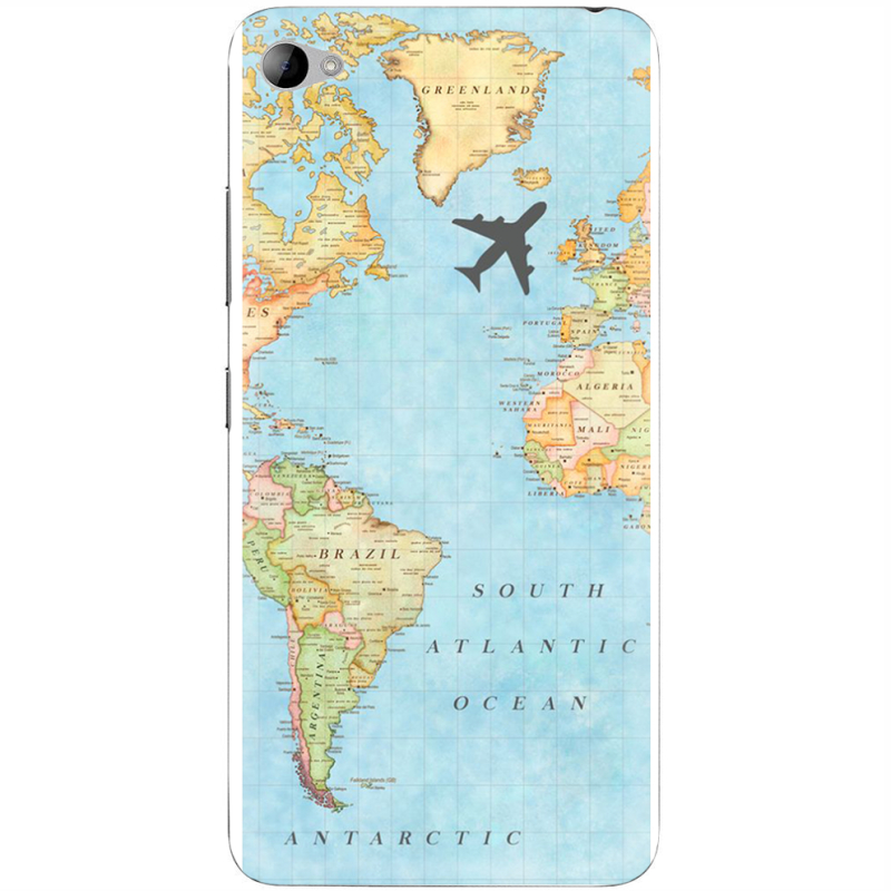 Чехол Uprint Lenovo S90 Sisley Карта