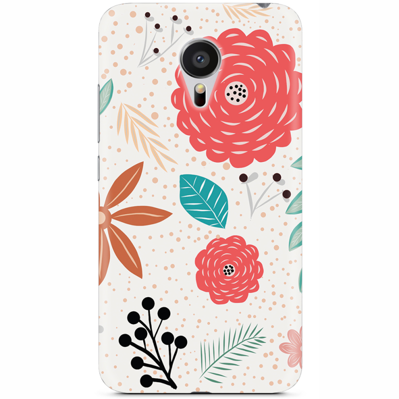 Чехол Uprint Meizu MX5 Line Flowers