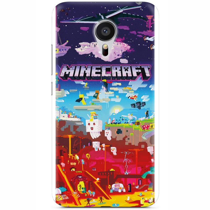 Чехол Uprint Meizu MX5 Minecraft World Beyond