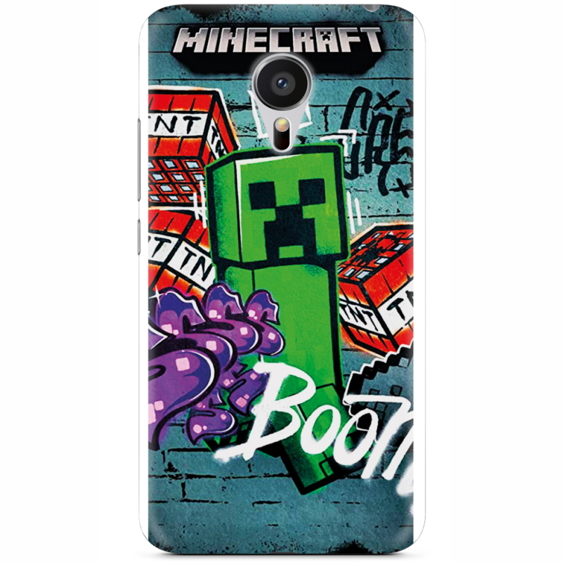 Чехол Uprint Meizu MX5 Minecraft Graffiti