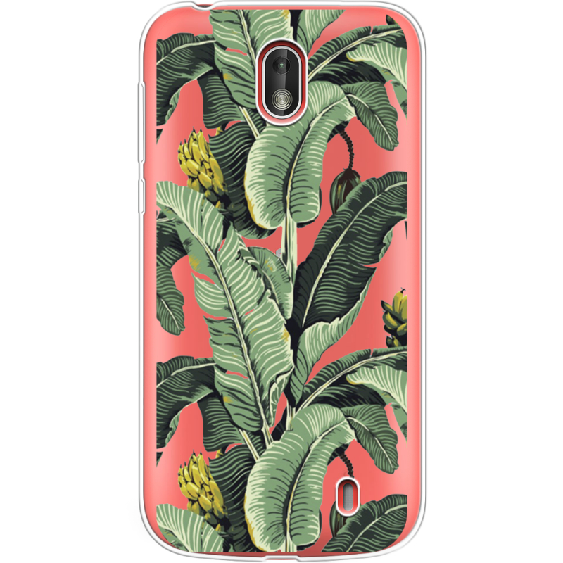 Прозрачный чехол Uprint Nokia 1 Banana Leaves