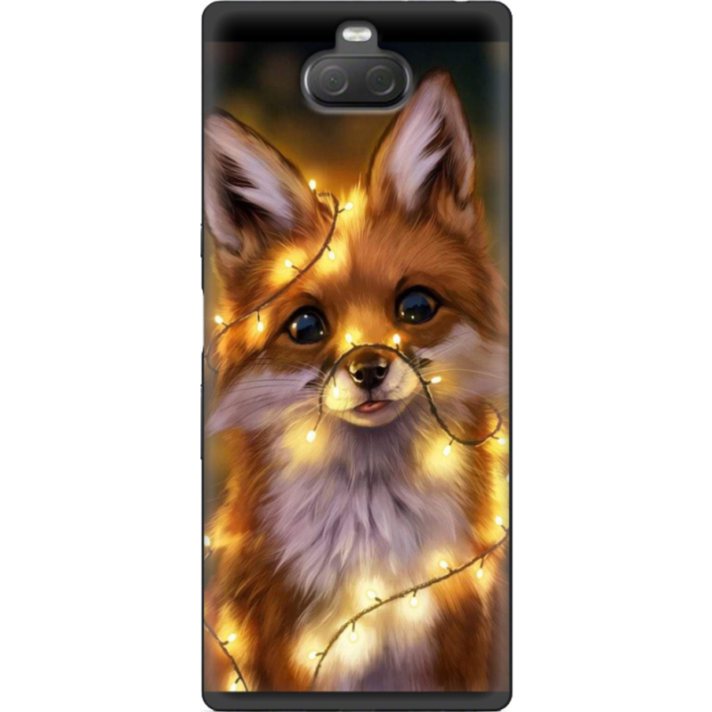 Чехол Uprint Sony Xperia 10 Plus I4213 Різдвяна лисичка