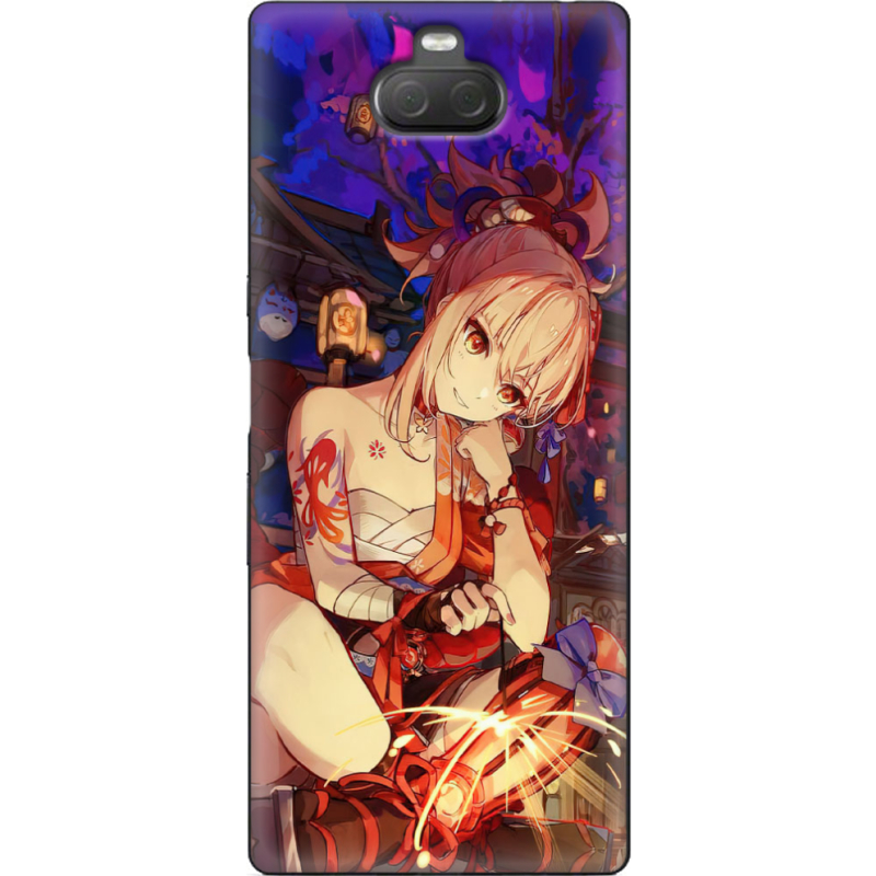 Чехол Uprint Sony Xperia 10 Plus I4213 Genshin Ёимия с огоньком