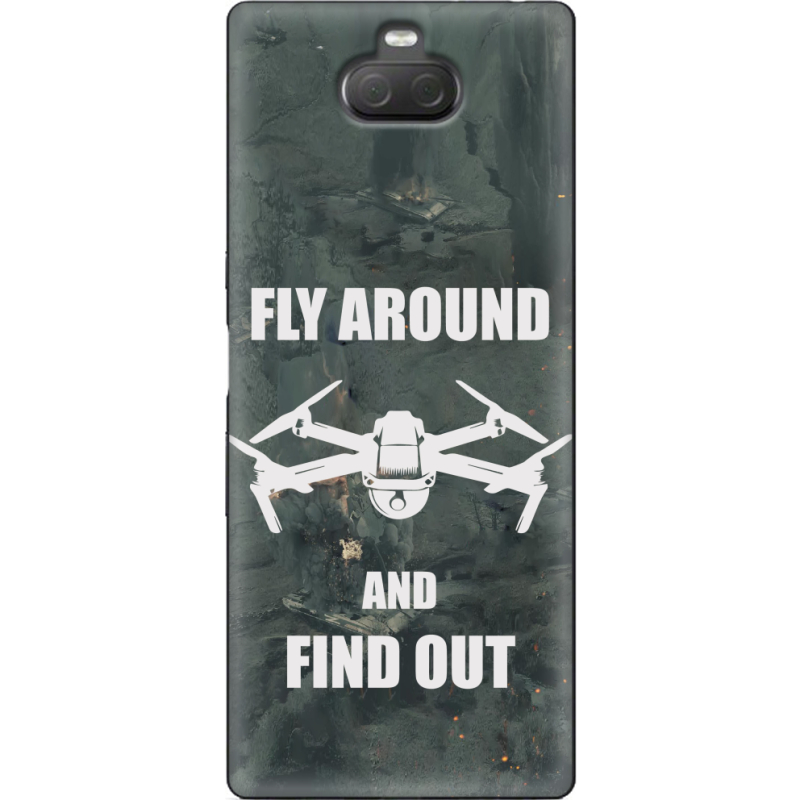 Чехол Uprint Sony Xperia 10 Plus I4213 Дрон Fly Around