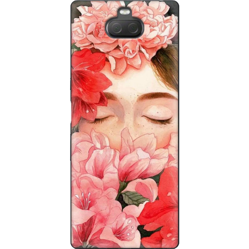 Чехол Uprint Sony Xperia 10 Plus I4213 Girl in Flowers