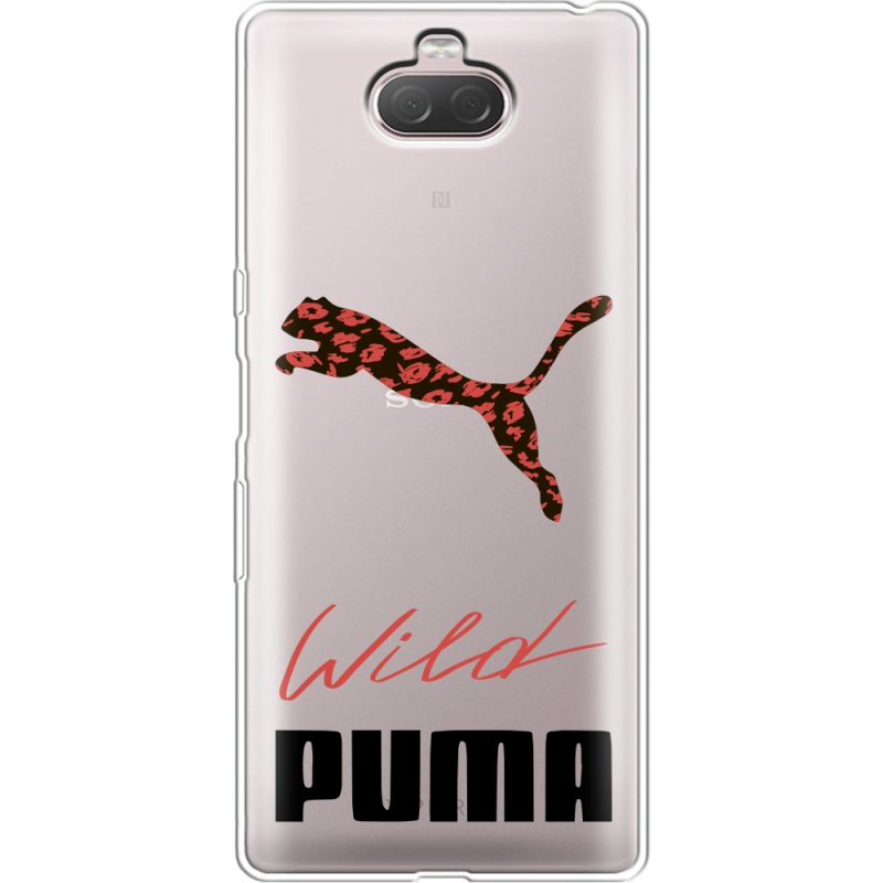 Прозрачный чехол Uprint Sony Xperia 10 I4113 Wild Cat