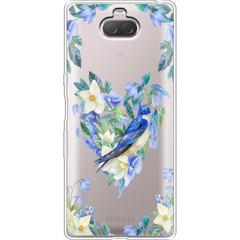 Прозрачный чехол Uprint Sony Xperia 10 I4113 Spring Bird