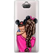 Прозрачный чехол Uprint Sony Xperia 10 I4113 Mouse Mommy