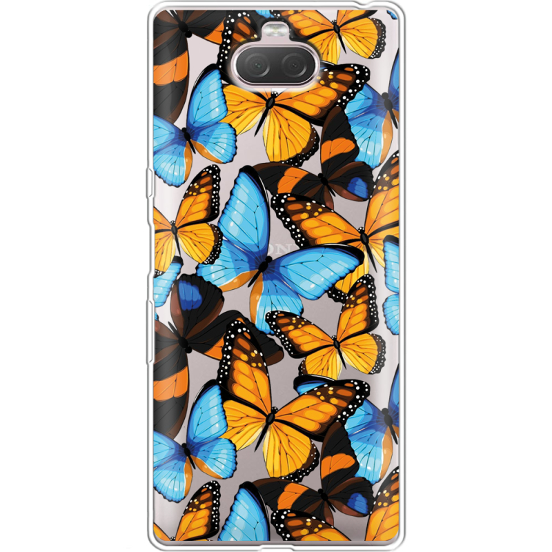 Прозрачный чехол Uprint Sony Xperia 10 I4113 Butterfly Morpho