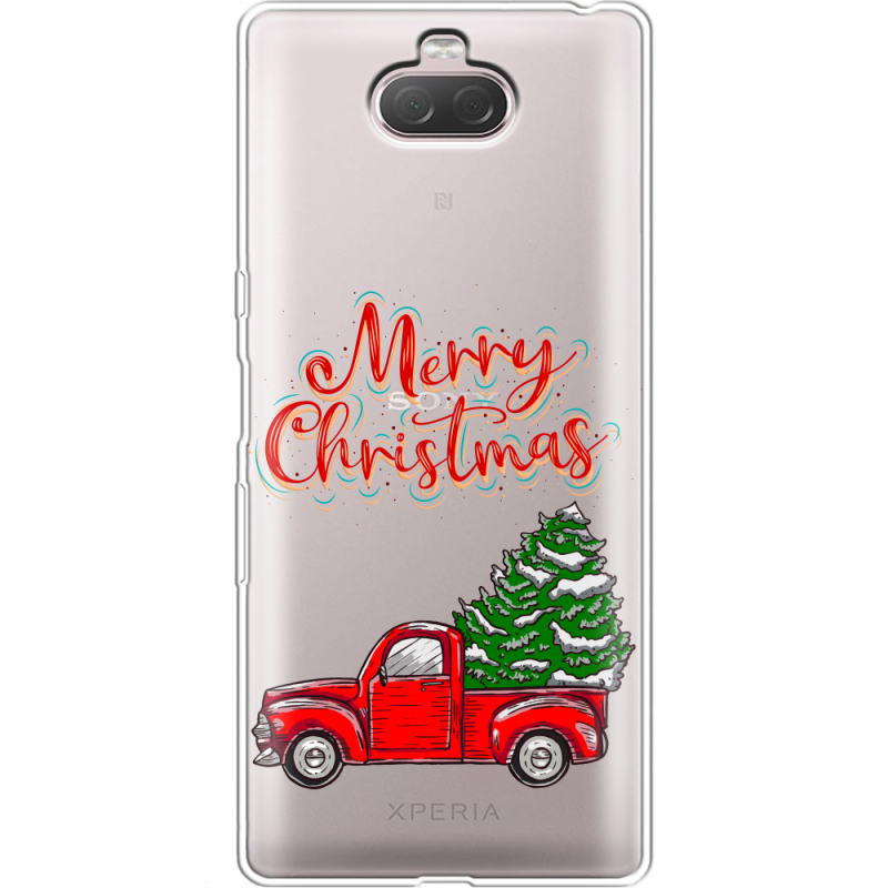 Прозрачный чехол Uprint Sony Xperia 10 I4113 Holiday Car