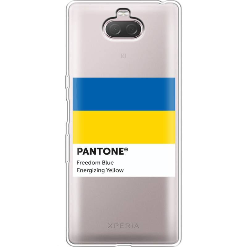 Прозрачный чехол Uprint Sony Xperia 10 I4113 Pantone вільний синій