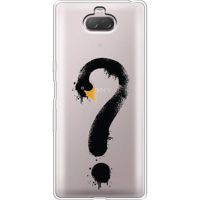 Прозрачный чехол Uprint Sony Xperia 10 I4113 Swan question