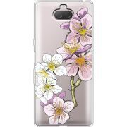 Прозрачный чехол Uprint Sony Xperia 10 I4113 Cherry Blossom