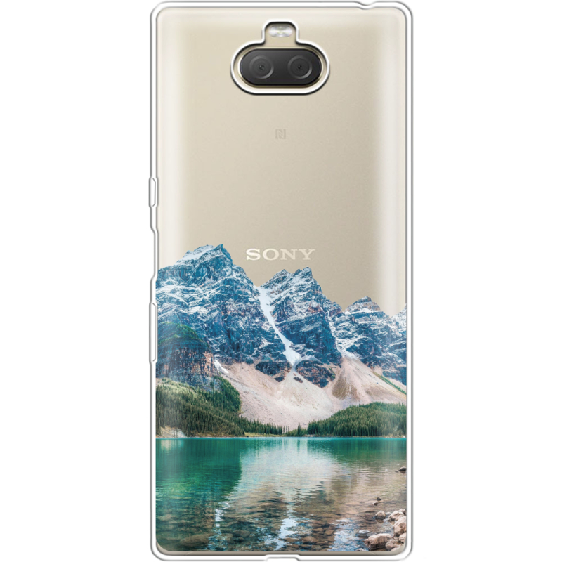 Прозрачный чехол Uprint Sony Xperia 10 Plus I4213 Blue Mountain