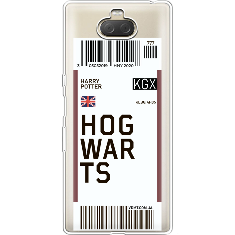 Прозрачный чехол Uprint Sony Xperia 10 Plus I4213 Ticket Hogwarts