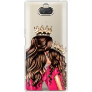 Прозрачный чехол Uprint Sony Xperia 10 Plus I4213 Queen and Princess