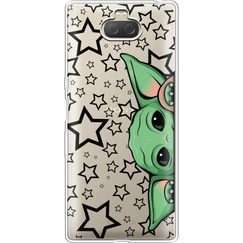 Прозрачный чехол Uprint Sony Xperia 10 Plus I4213 Baby Yoda