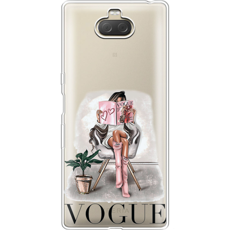 Прозрачный чехол Uprint Sony Xperia 10 Plus I4213 VOGUE