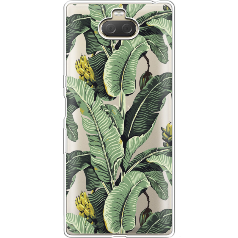 Прозрачный чехол Uprint Sony Xperia 10 Plus I4213 Banana Leaves