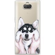 Прозрачный чехол Uprint Sony Xperia 10 Plus I4213 Husky