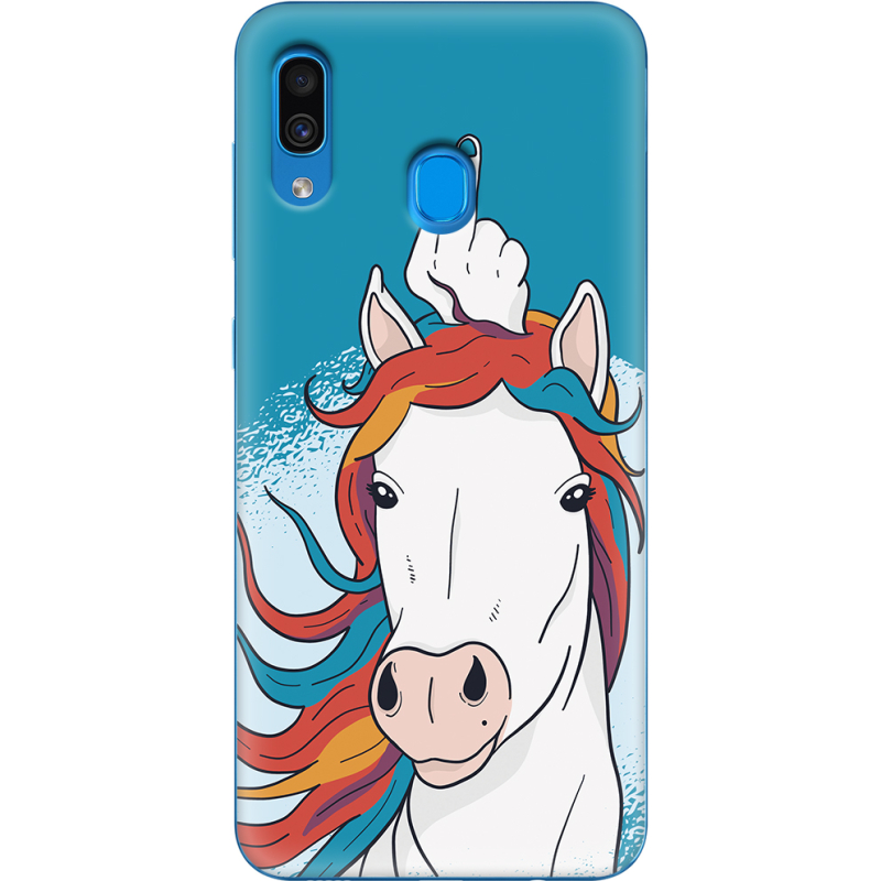 Чехол Uprint Samsung A305 Galaxy A30 Fuck Unicorn